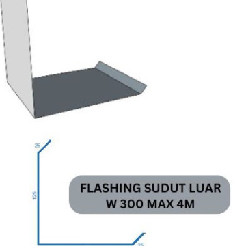 FLASHING SUDUT LUAR